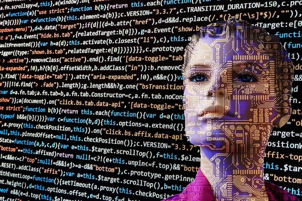 Computer displaying code on the face of a mannequin. How to Learn Ethical Hacking